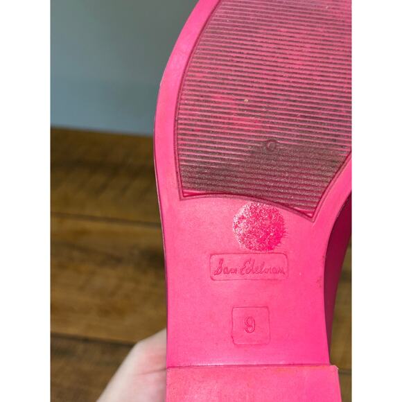 Womens Sam Edelman Pink Tinsley Rubber Outdoor Rain Boots Size 9 - Picture 9 of 10